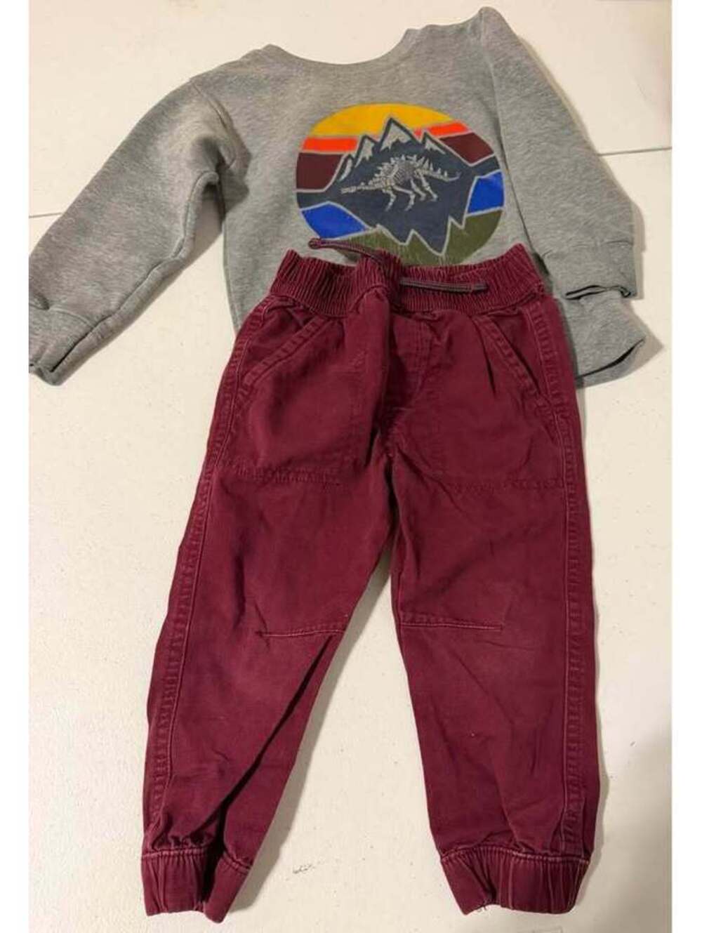 Garanimals 2T Dinosaur Sweatshirt and Joggers Set